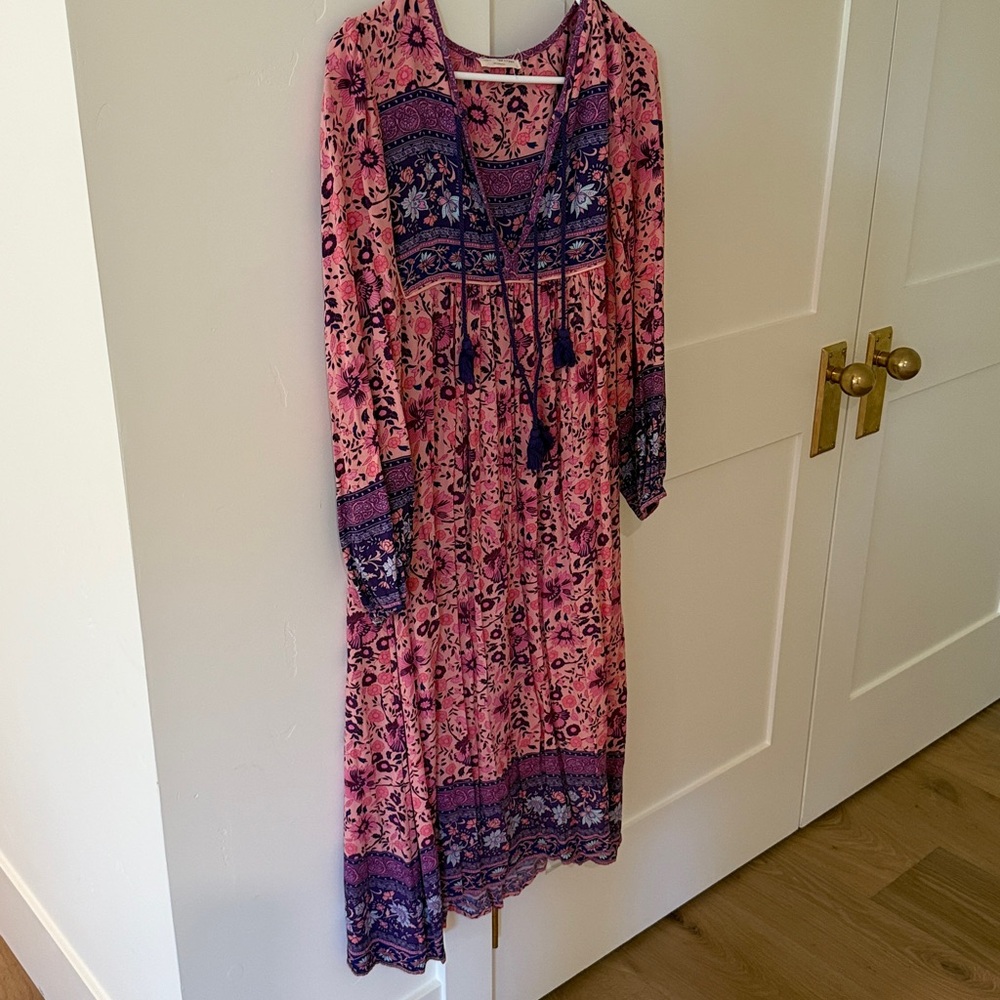 Spell 🦄💧 Folk Town Boho Midi Dress - Picture 6 of 9